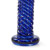 Swirled blue dildo