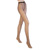 Back seam fishnet panythose