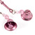 Fresh pink bell nipple clamps