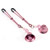 Fresh pink bell nipple clamps
