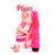 Hot pink twister-8"