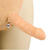 Wireless latex harness with slender penis