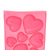 Heart shaped ice cubes tray