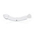 Crystal rose curved G-spot dildo