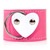 Pink heart wrist restraints