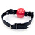 Rubber ball gag