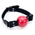 Rubber ball gag