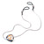 Silver pearl nipple chain