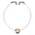 Silver pearl nipple chain