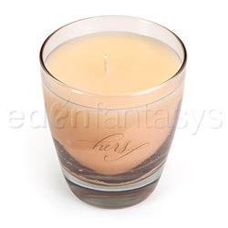 Candle His and hers candle Hers affection