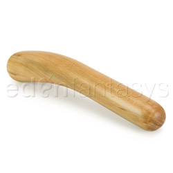 Double Dildo Handcrafted wooden dildo 230 Beige