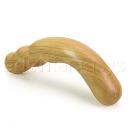 Double Dildo Handcrafted wooden dildo 261 Beige