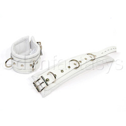Ankle And Wrist Restraint - Luxe white ankle cuffsAnkle And Wrist Restraint - Luxe white ankle cuffs