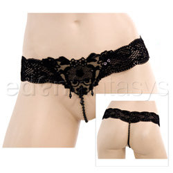 Sexy panty - Jeweled pearl g-string