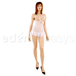 Babydoll And Panty Set - Bustless beaded babydoll set (M)