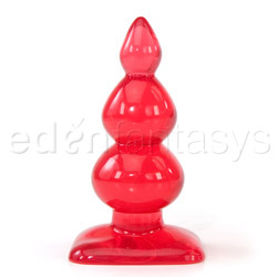Butt plug - Gumdrops triple bubble (Red)