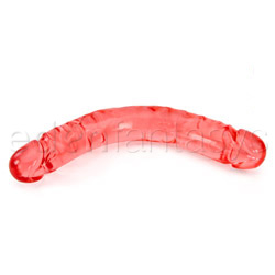 Double Dildo Crystal jellies double dong Pink