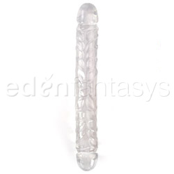Double Dildo Crystal jellies double dong Clear