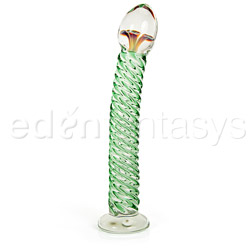 Glass dildo, Glass G-Spot Shaft - Awesome blossom