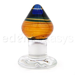 Glass Butt Plug Sexy spades medium