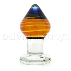 Glass Butt Plug Sexy spades large