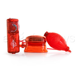 Clitoral pump - Vibrating clitoral and vaginal pump (Red)