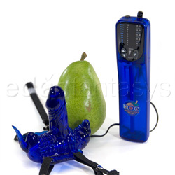 Strap-on butterfly (cobalt blue) - Strap-on vibrator
