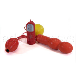 Inflatable pleasure master double plug