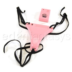 Remote clit blaster - Strap-on vibrator