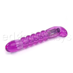 G-Spot Vibrator - Acrylic smooth grooves G