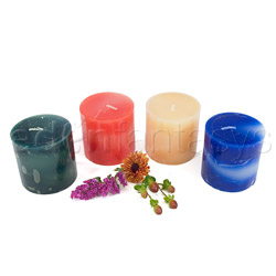 Candle - Marble swirl candle (Pine)