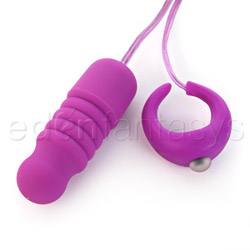 Bullet Vibrator Promise finger ring Purple