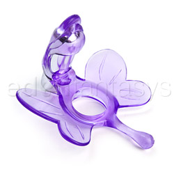 Cock ring Penis ring Romance enhancing fluttering Purple