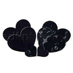 Black heart pasties (AB)