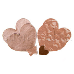 Caramel heart pasties BC