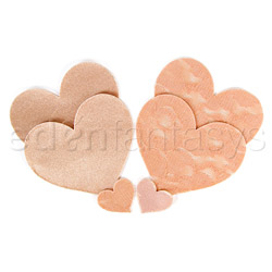 Crme heart pasties BC