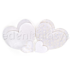 Like a virgin white heart pasties (AB)