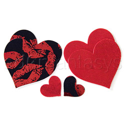 Hot lips heart pasties AB