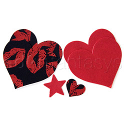 Hot lips heart pasties BC