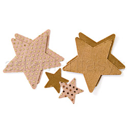 Superstar gold pasties (AB)