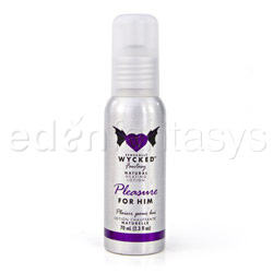 Sensually wycked heating lotion for him