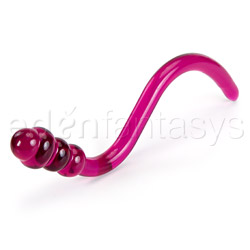 Double dildo - Deluxe crystal wand (Magenta)