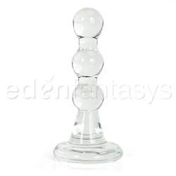 Glass Butt Plug Pleasure pearls