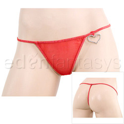 Sexy panty - Big hearted speckled g-string
