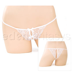 Sexy panty - Lace crotchless panty