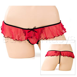 Sexy panty - Ruffled trim g-string