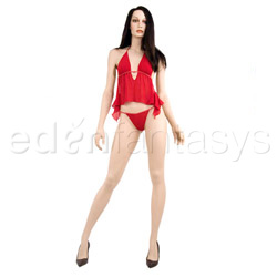 Camisole set - Big hearted camisole and g-string (S)
