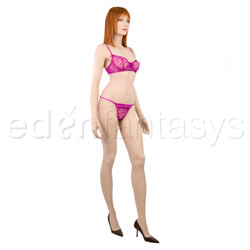 Bra And Panty Set - True Heart bra and thong (M)