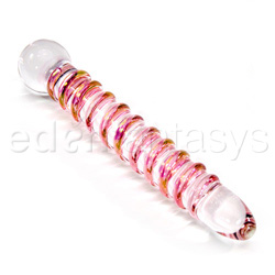 Gold spiral wrapped wand