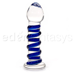 Glass G-Spot Shaft - Mini moon & stars pocket rocket